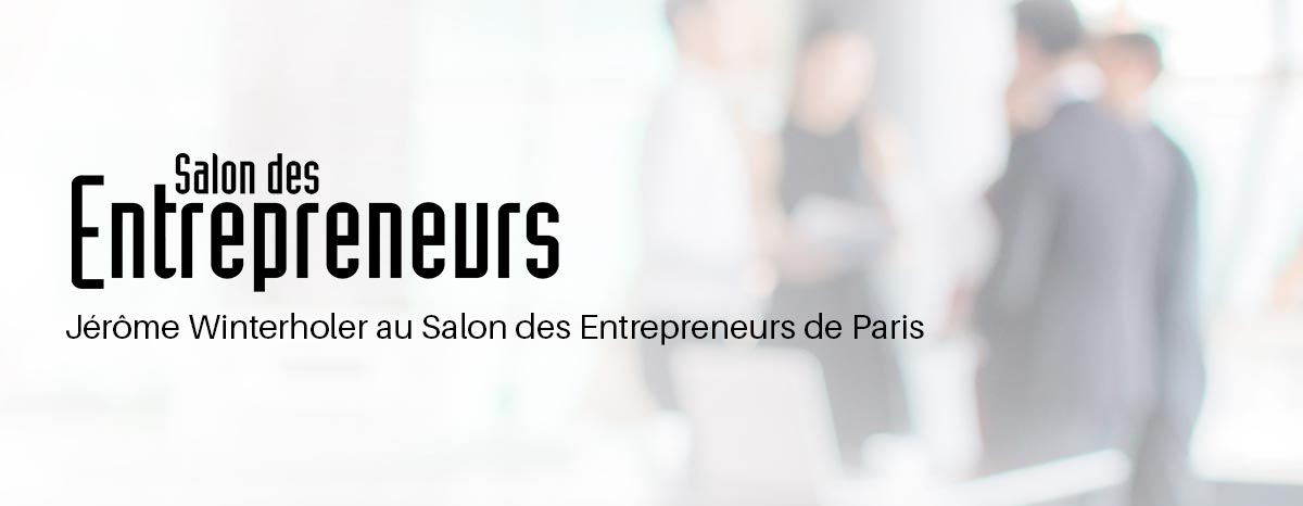 Jérôme Winterholer au Salon des Entrepreneurs de Paris 2020